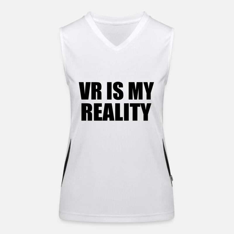 VR is my REALITY Women's Functional Contrast Tank Top