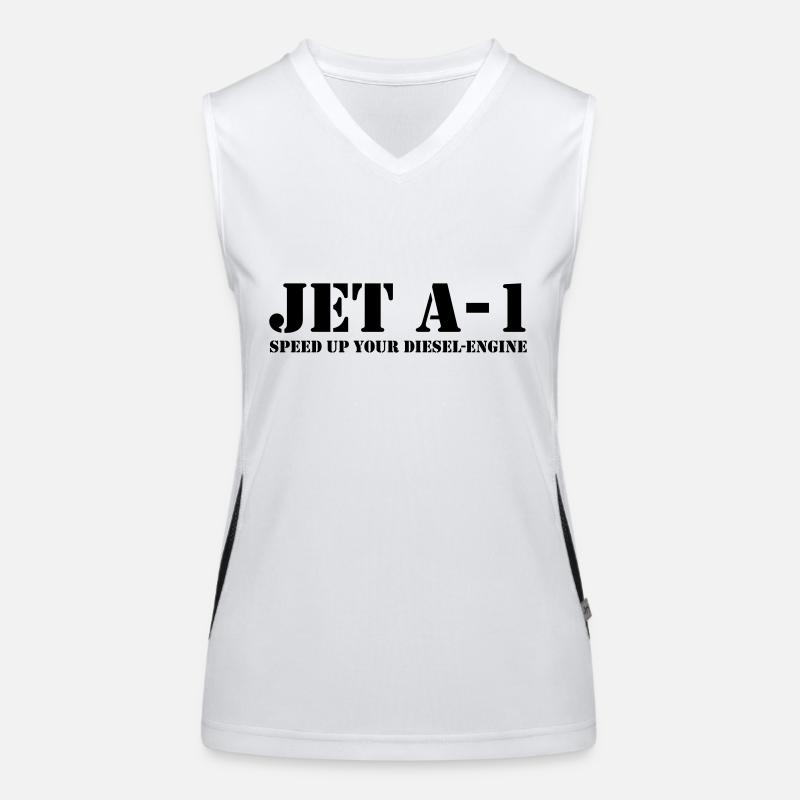 Jet A-1 diesel Women's Functional Contrast Tank Top