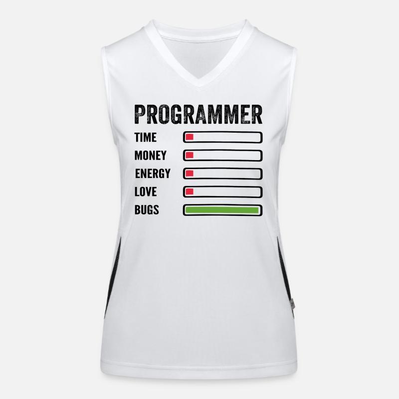Developer Humor Programmer Coder Women's Functional Contrast Tank Top