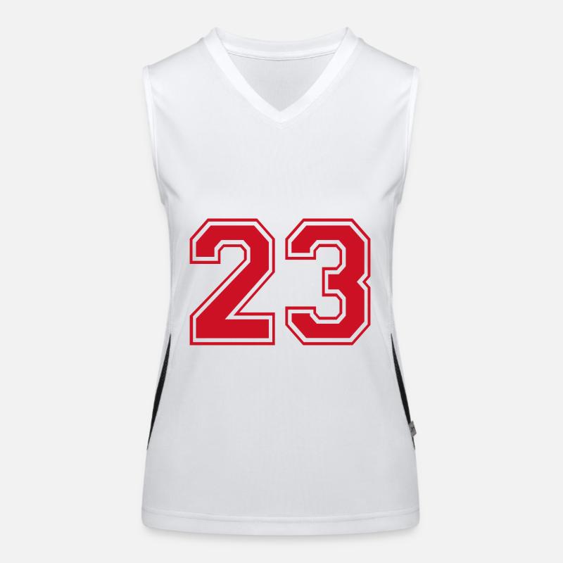 23 Player number twenty-three Women's Functional Contrast Tank Top