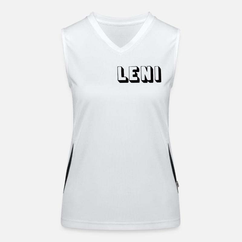 Name - Leni Funktionelles Kontrast-Tank Top für Frauen