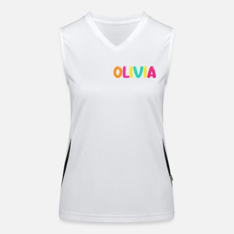 Name - Olivia Women's Functional Contrast Tank Top