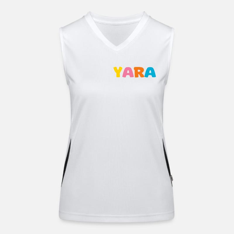 Name - Yara Funktionelles Kontrast-Tank Top für Frauen