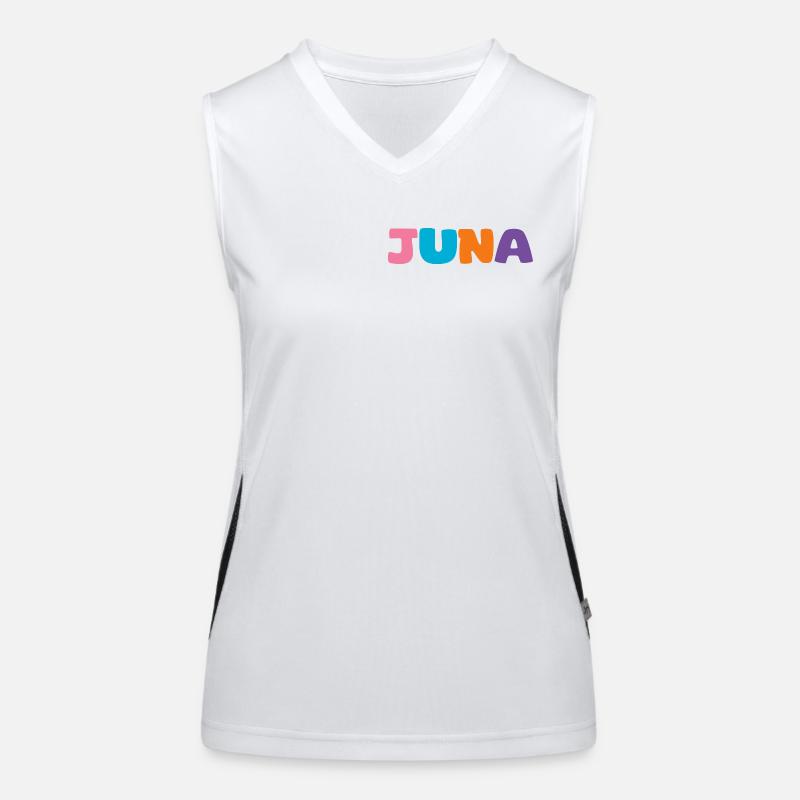 Name - Juna Funktionelles Kontrast-Tank Top für Frauen