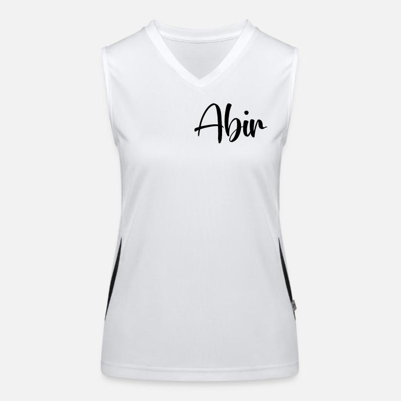 Name - Abir Funktionelles Kontrast-Tank Top für Frauen