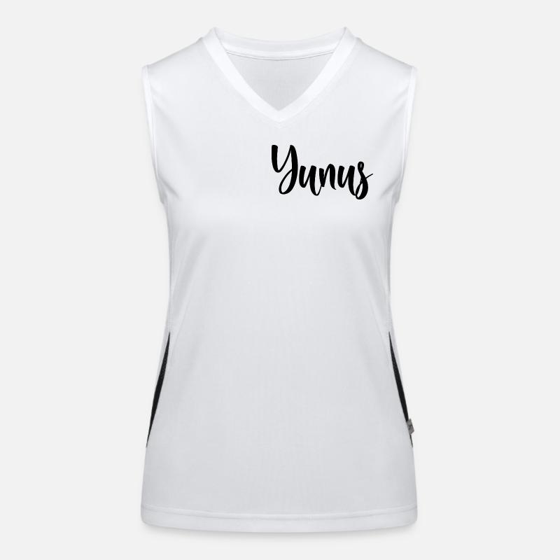 Name - Yunus Funktionelles Kontrast-Tank Top für Frauen