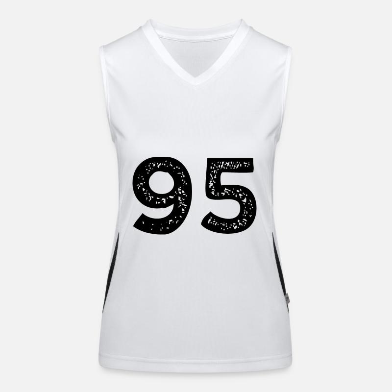 Maillot à 95 numéros Débardeur respirant contrasté Femme
