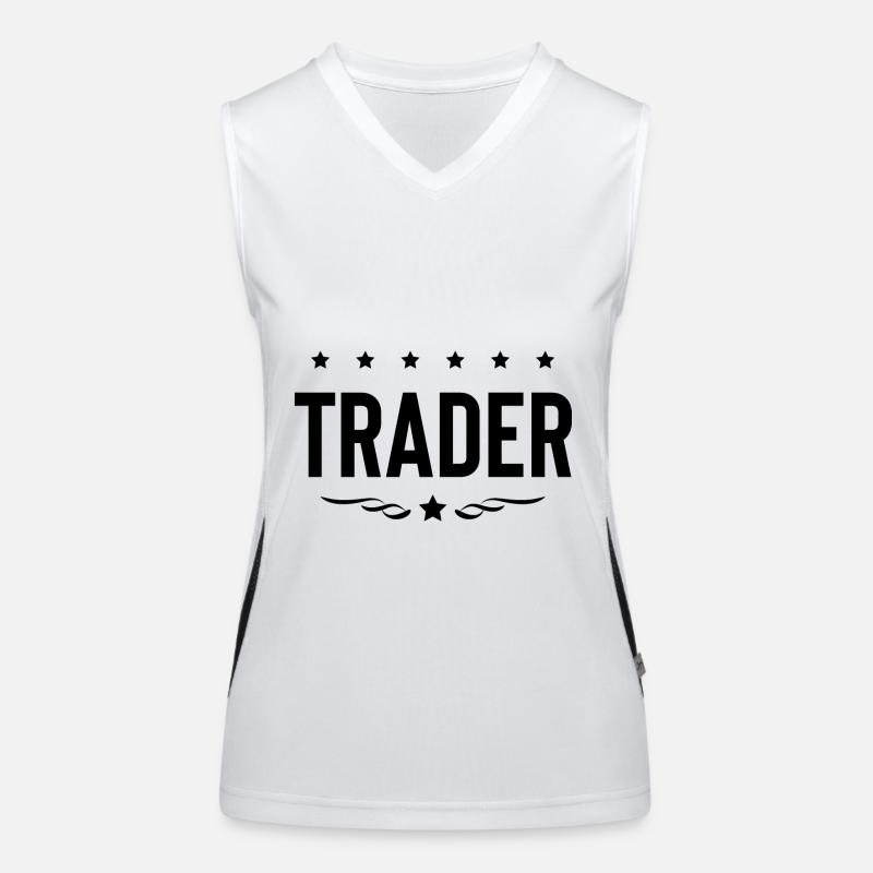 Trader Beruf Funktionelles Kontrast-Tank Top für Frauen