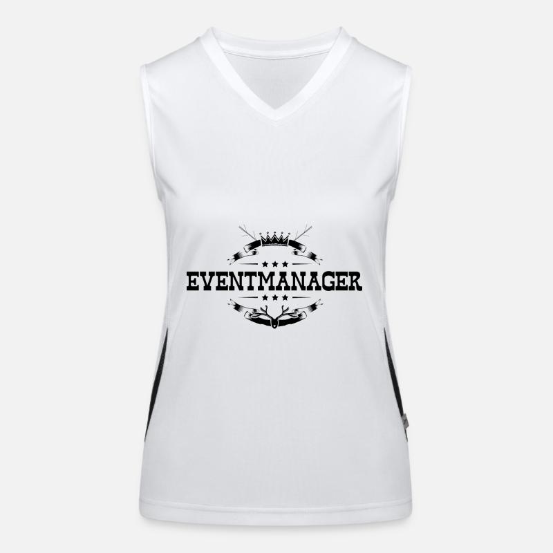 Eventmanager Funktionelles Kontrast-Tank Top für Frauen