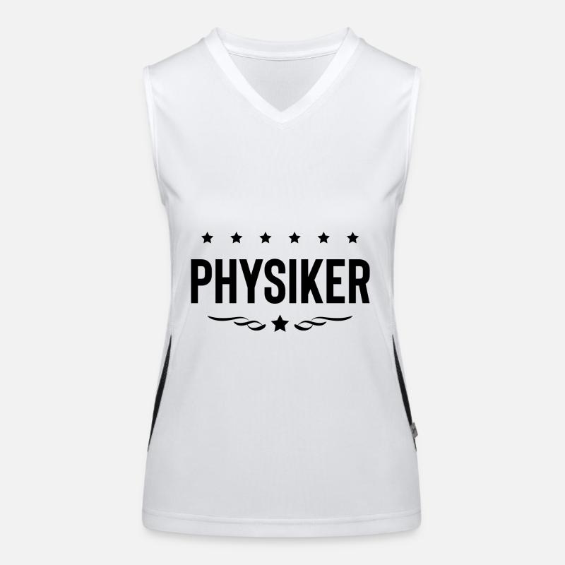 Physiker Beruf Funktionelles Kontrast-Tank Top für Frauen
