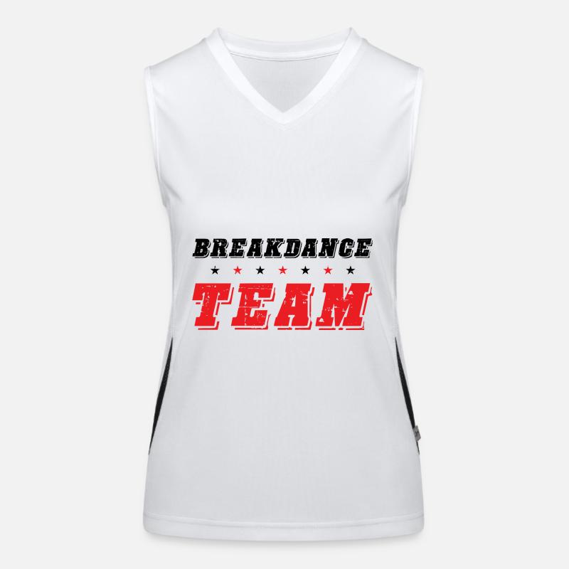 Équipe de breakdance Débardeur respirant contrasté Femme