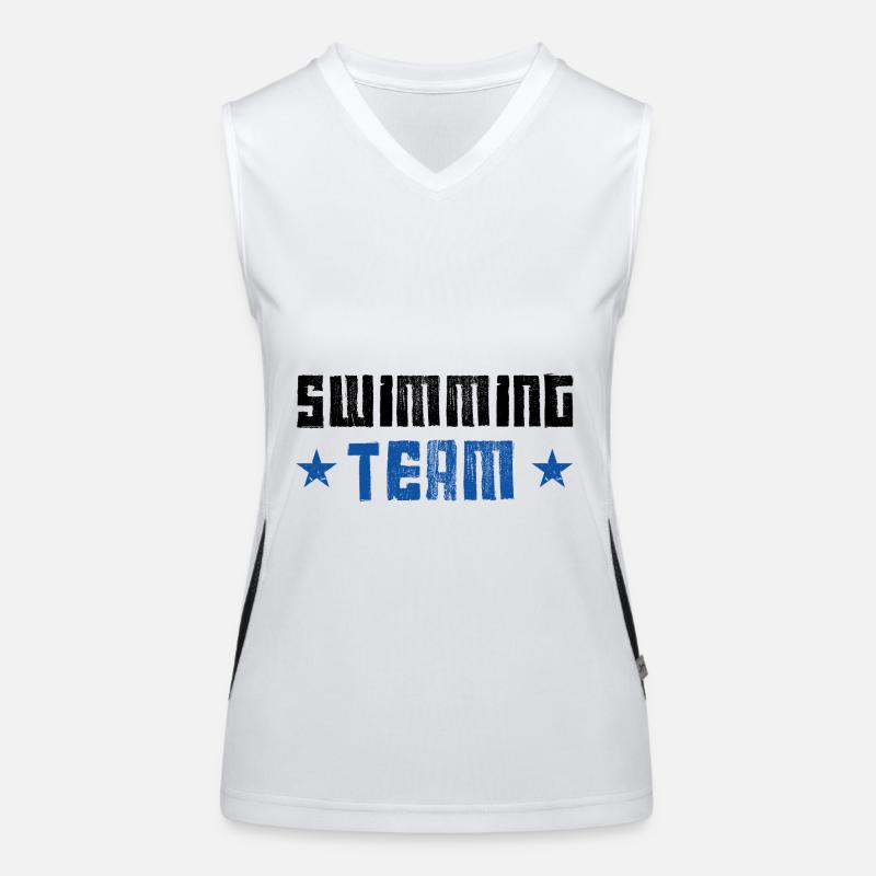 Swimming Team Funktionelles Kontrast-Tank Top für Frauen