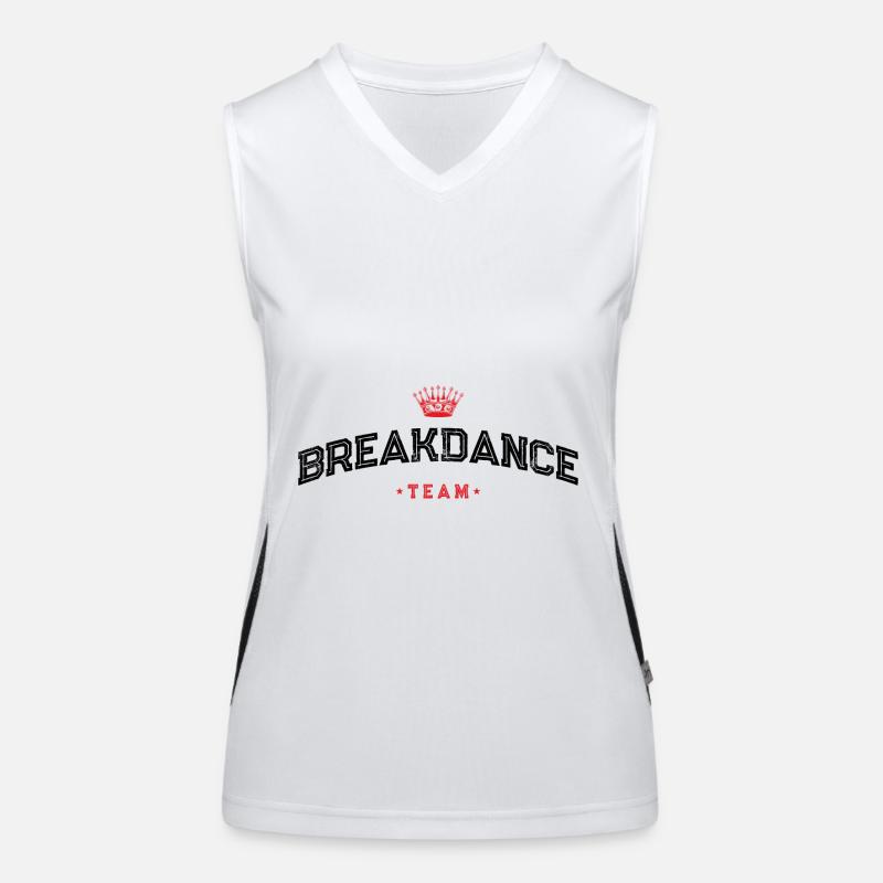 Équipe de breakdance Débardeur respirant contrasté Femme