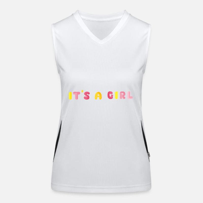 Es ist ein Mädchen Funktionelles Kontrast-Tank Top für Frauen