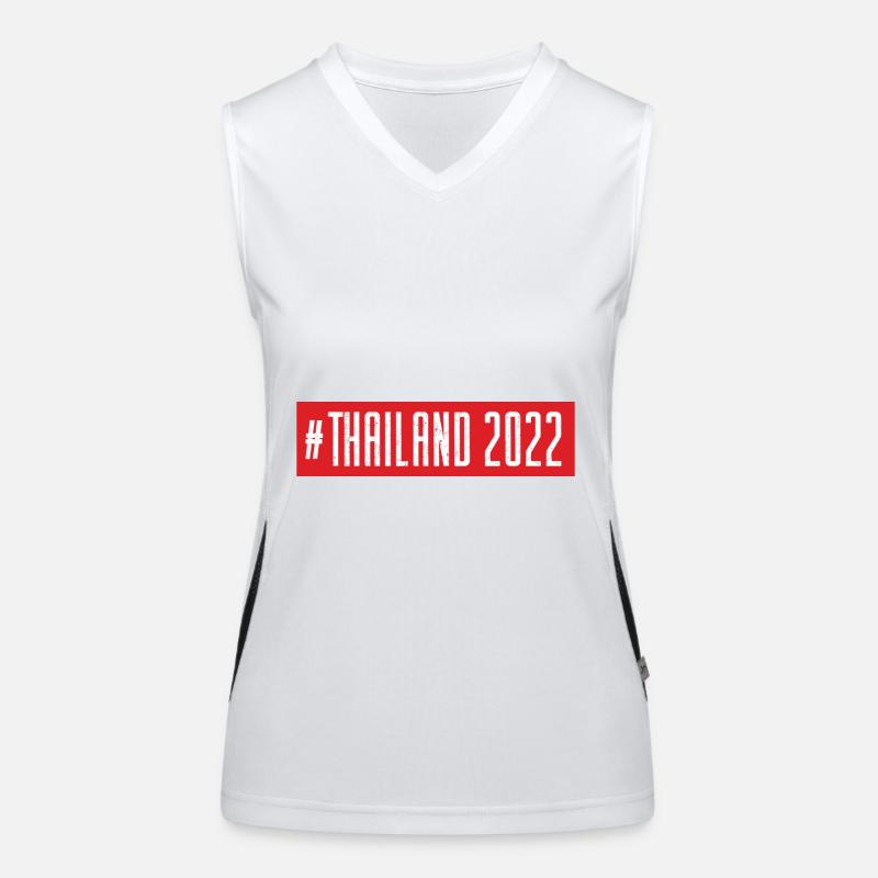 Thaïlande 2022 Débardeur respirant contrasté Femme