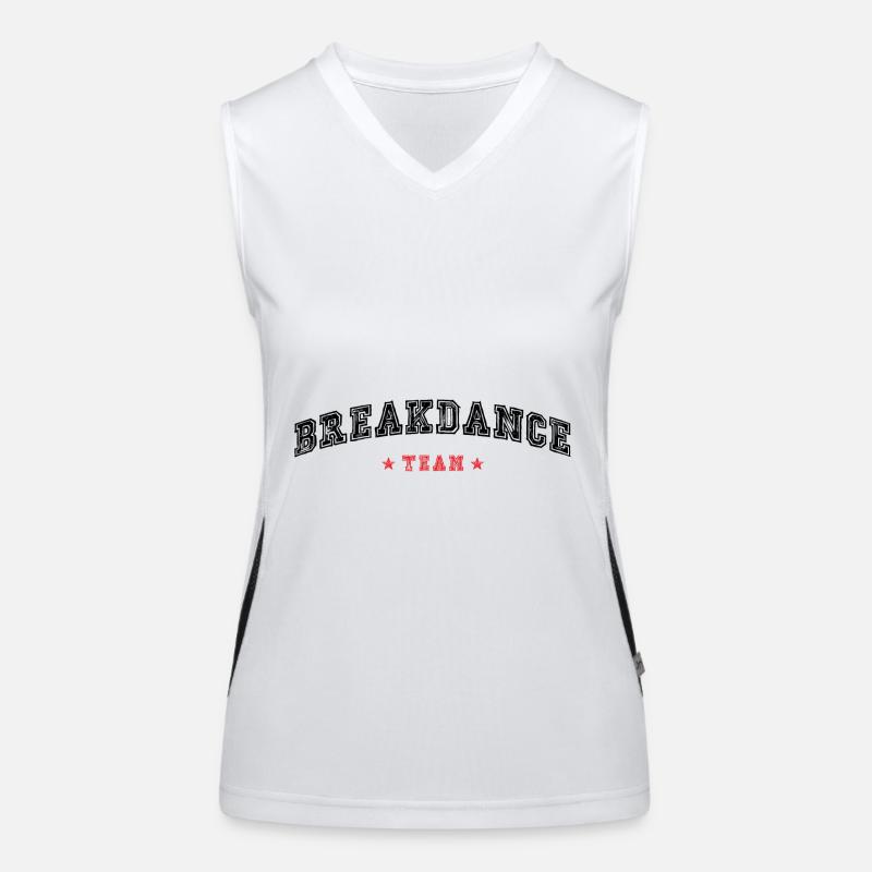Breakdance Team Funktionelles Kontrast-Tank Top für Frauen
