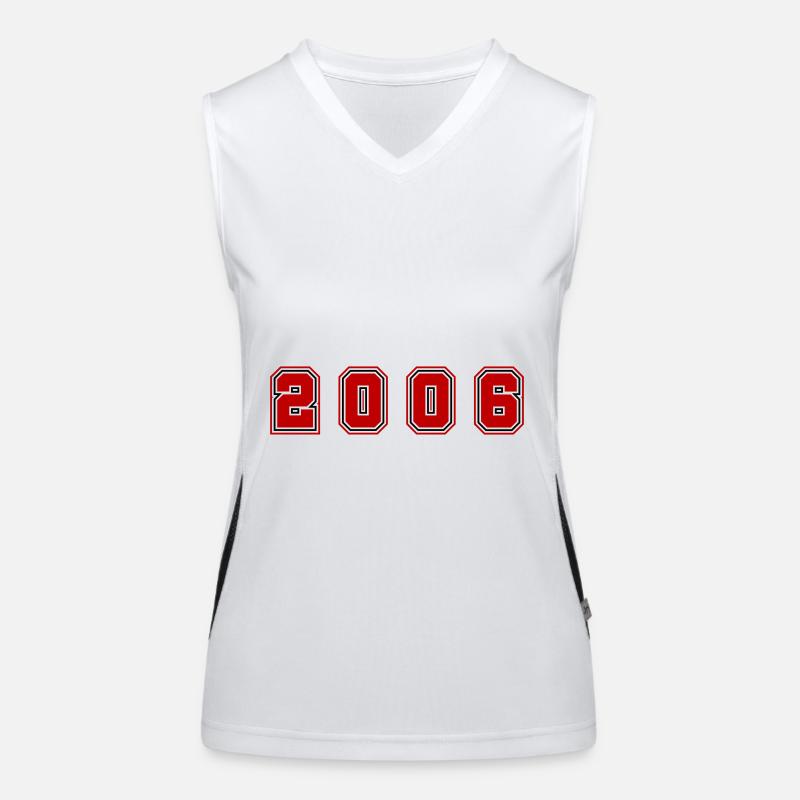 Numéro de l’année 2006 Débardeur respirant contrasté Femme