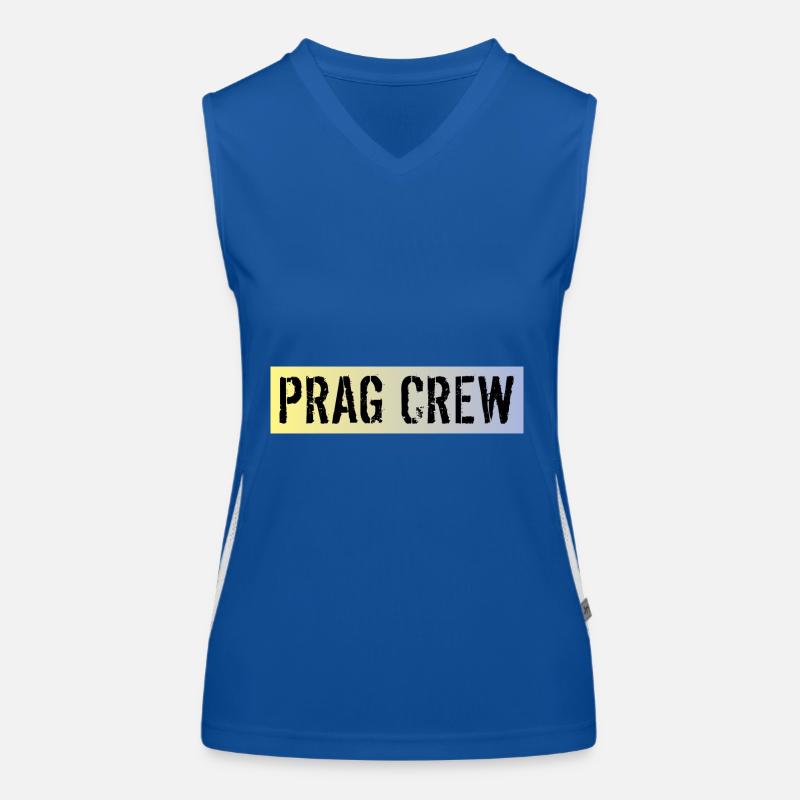 Prag Crew Funktionelles Kontrast-Tank Top für Frauen