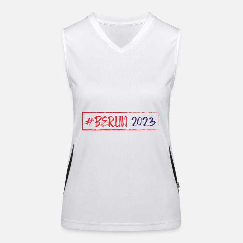 Berlin 2023 Débardeur respirant contrasté Femme
