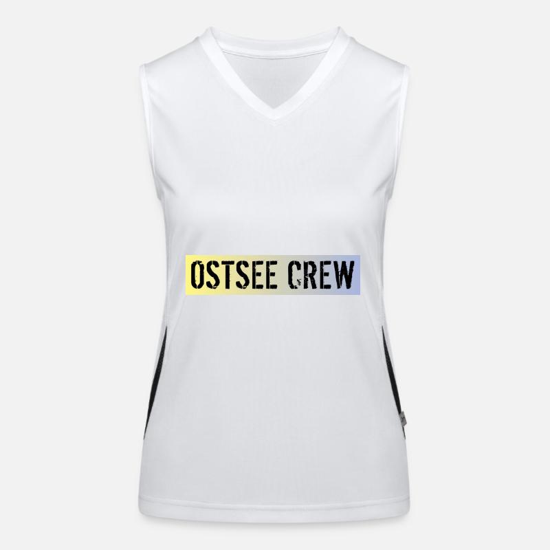 Ostsee Crew Funktionelles Kontrast-Tank Top für Frauen
