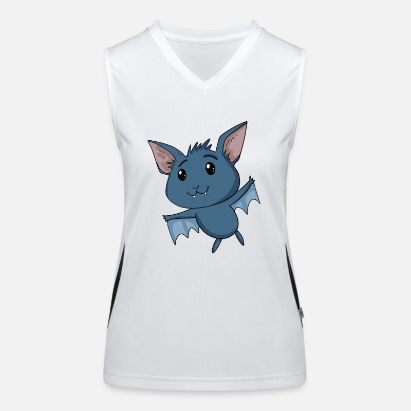 Fledermaus Funktionelles Kontrast-Tank Top für Frauen