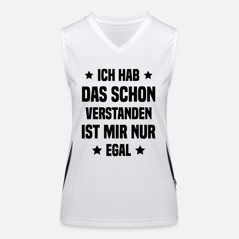 Je l’ai déjà compris Débardeur respirant contrasté Femme