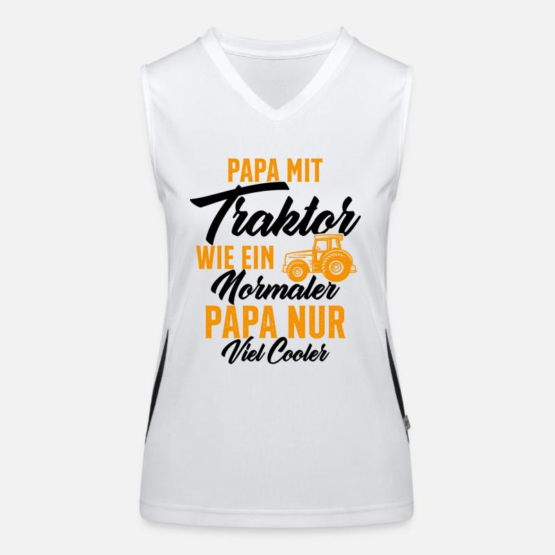 papa nit traktor wie ein normaler Funktionelles Kontrast-Tank Top für Frauen