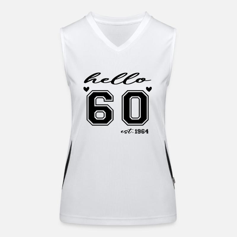 Hello 60 est 1964 Débardeur respirant contrasté Femme