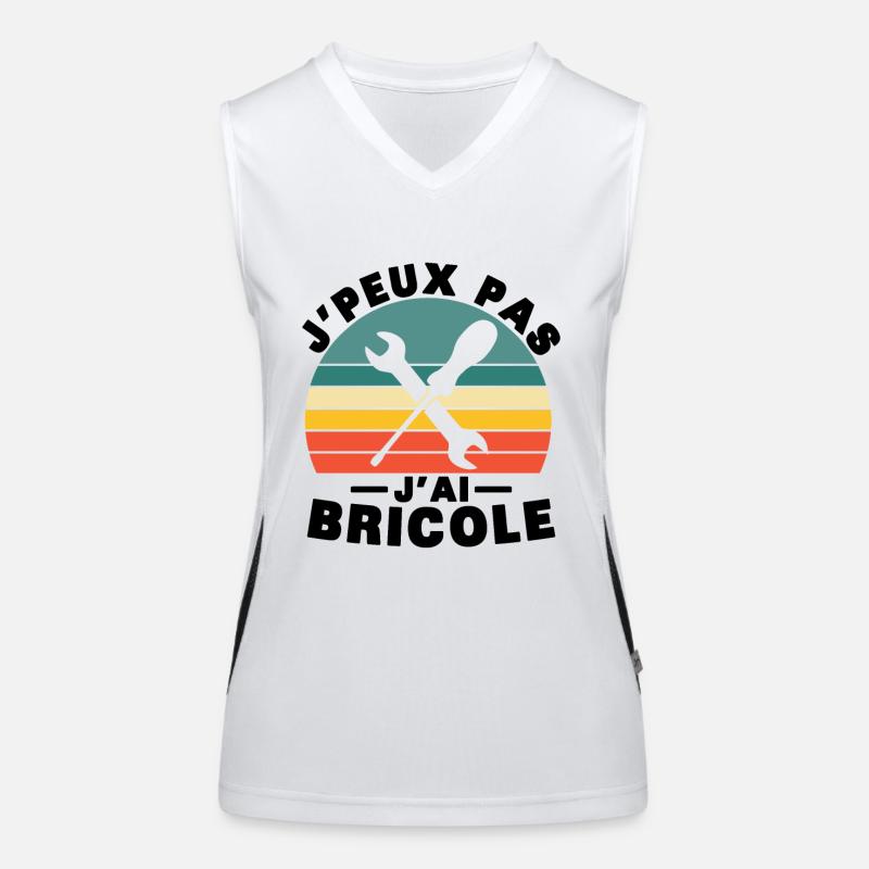 I Can't I DIY Humor Geschenk Funktionelles Kontrast-Tank Top für Frauen