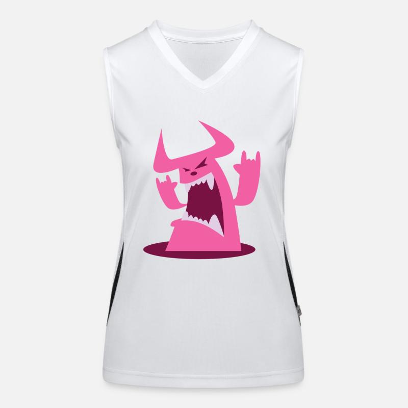 devil Women's Functional Contrast Tank Top