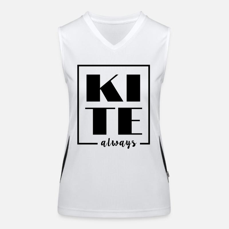 Kite Always Funktionelles Kontrast-Tank Top für Frauen