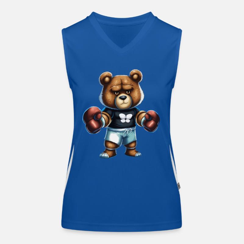 Ours de boxe Débardeur respirant contrasté Femme