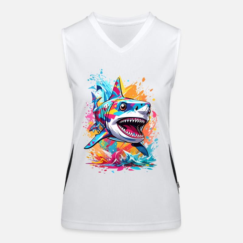 Requin Débardeur respirant contrasté Femme
