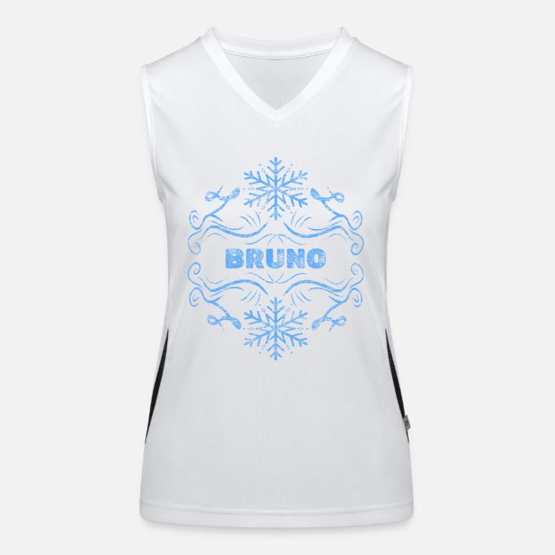 Cadeau pour Bruno Débardeur respirant contrasté Femme