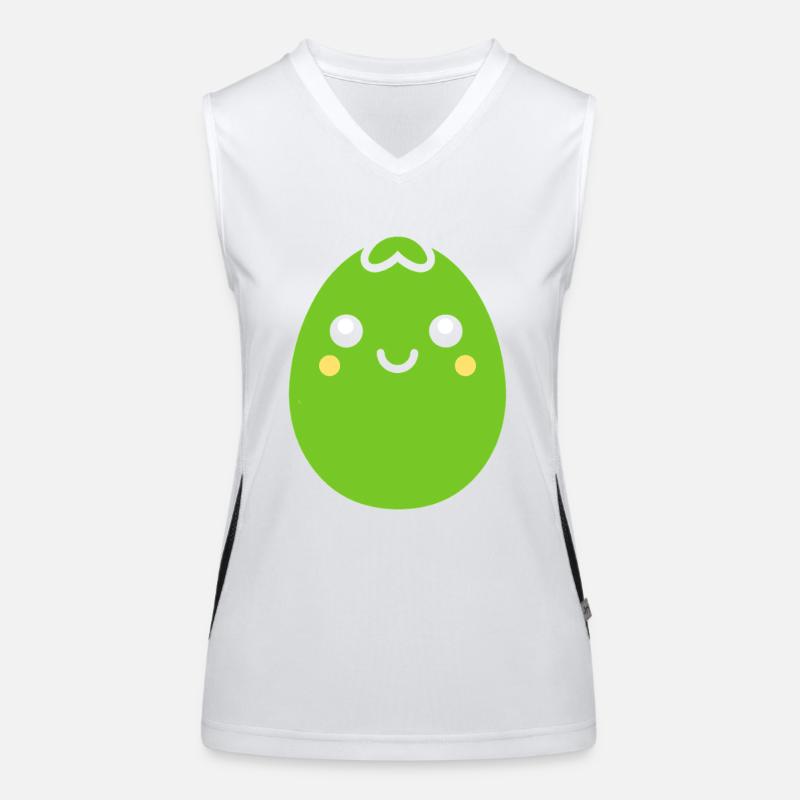 petit pois Débardeur respirant contrasté Femme