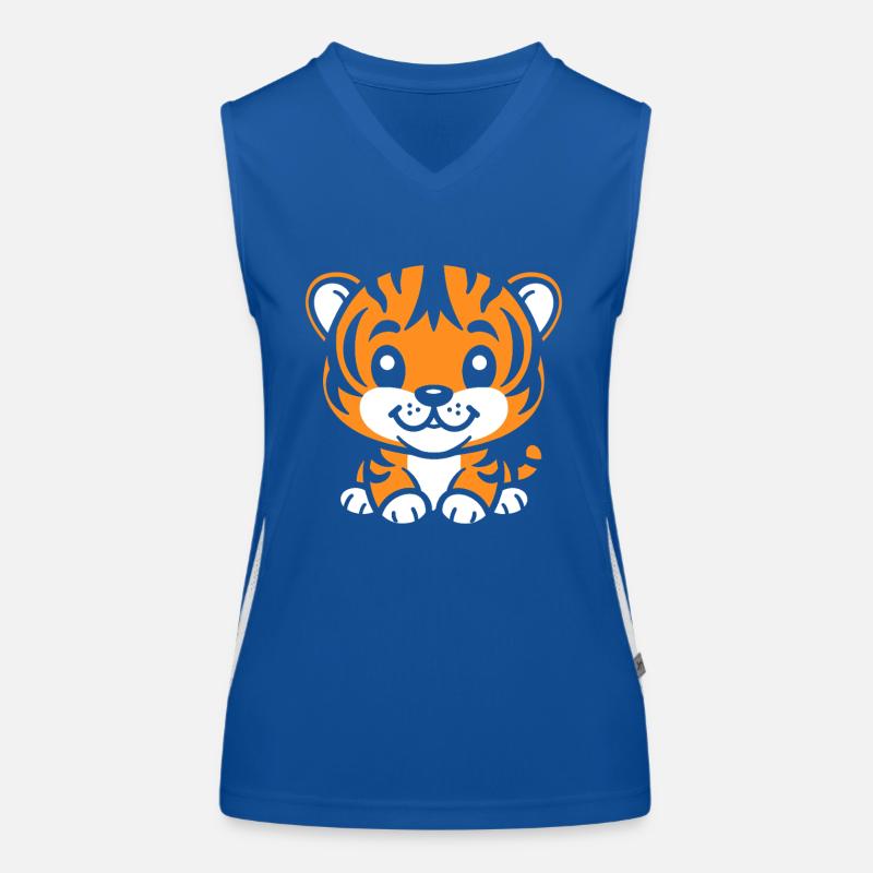 Tigre Débardeur respirant contrasté Femme