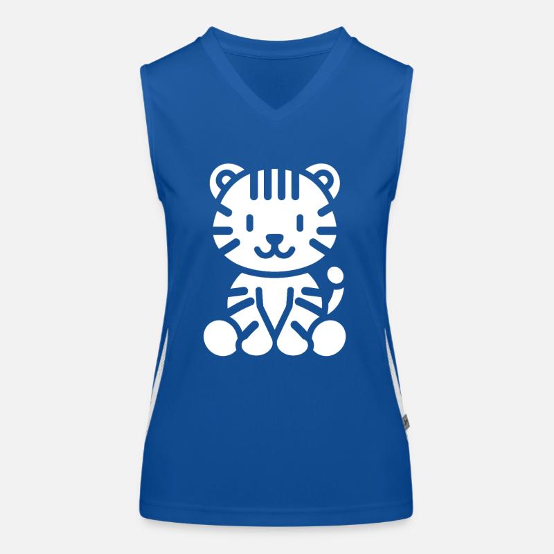 Tigre Débardeur respirant contrasté Femme