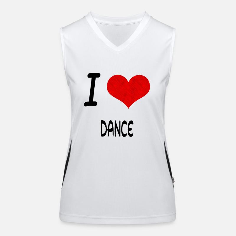 J'aime Hobby Présent DANSE bday Débardeur respirant contrasté Femme