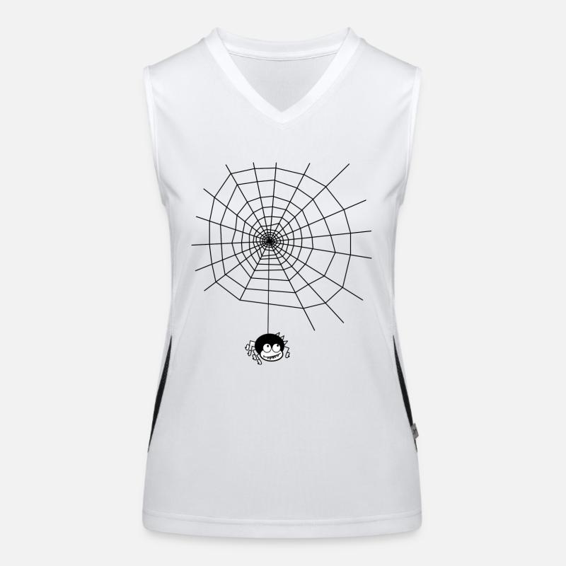 Monster,Comic,Kinder,spinne Funktionelles Kontrast-Tank Top für Frauen