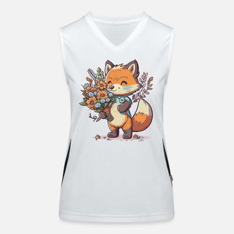 Fuchsige Liebe Funktionelles Kontrast-Tank Top für Frauen