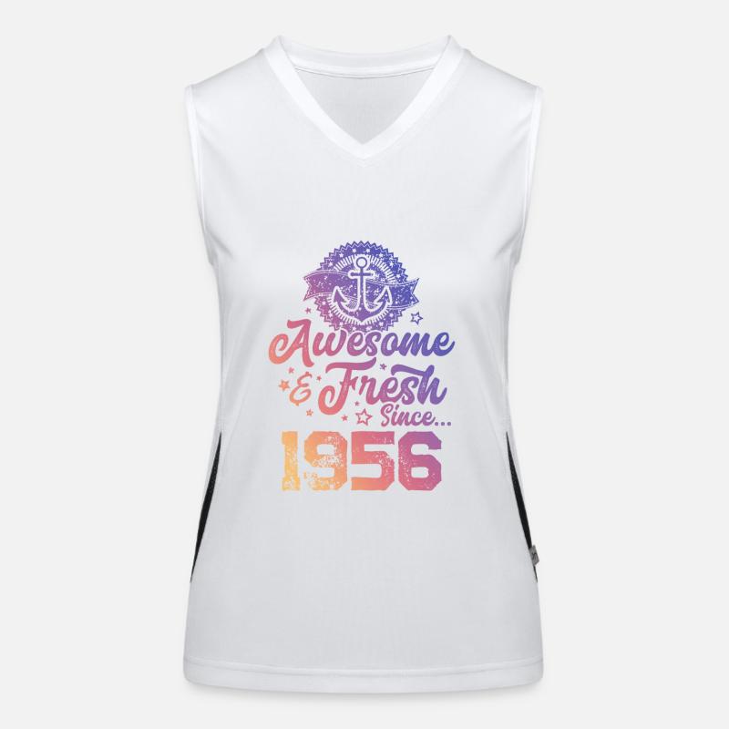 1956 awesome fresh Funktionelles Kontrast-Tank Top für Frauen