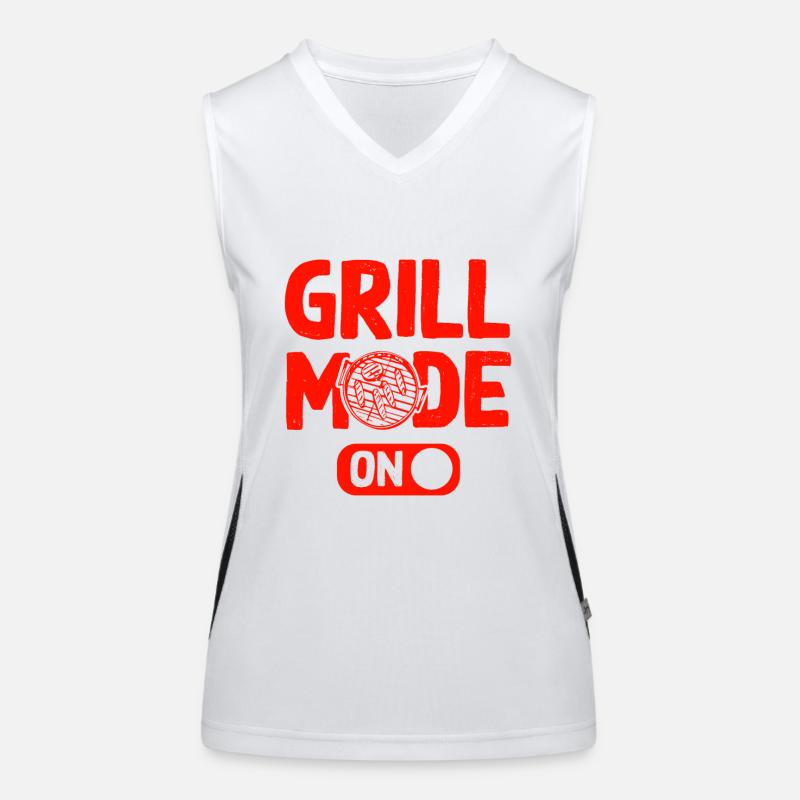 mode grill activé Débardeur respirant contrasté Femme