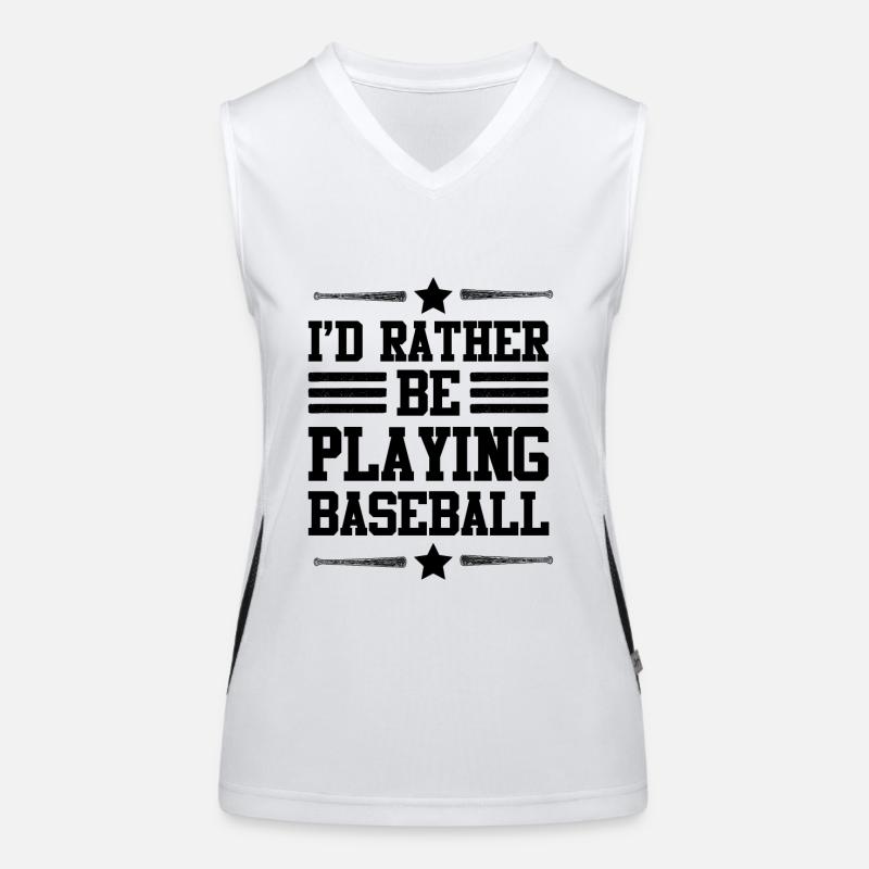 Baseball Game Women's Functional Contrast Tank Top