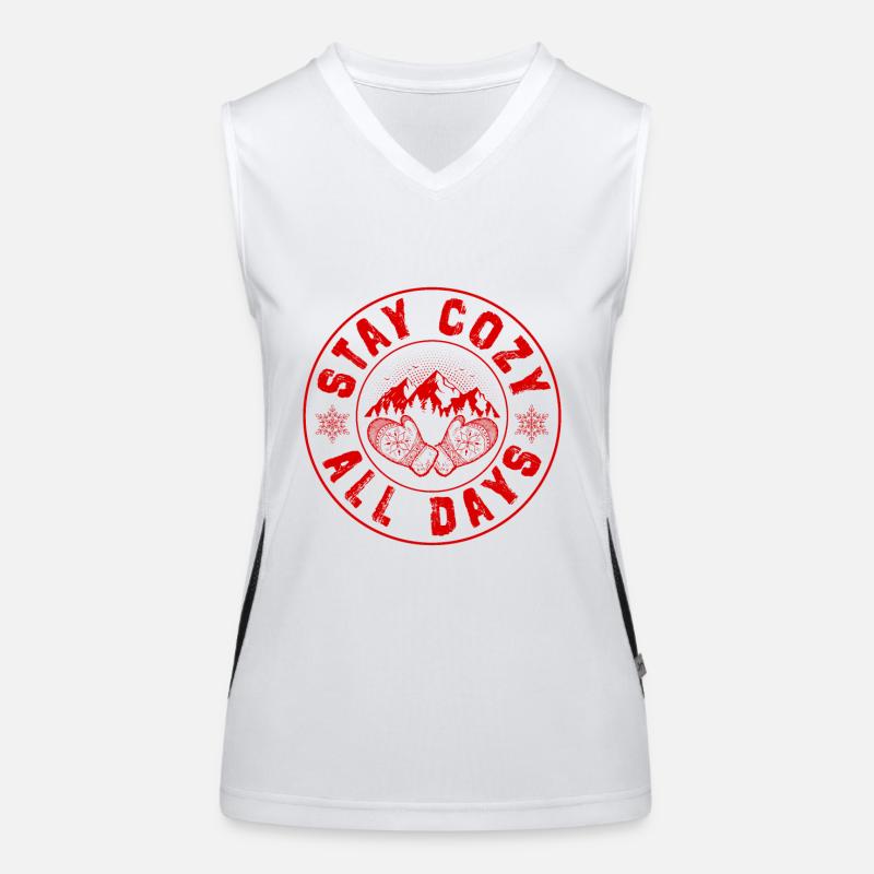 Winter Cold Cozy Women's Functional Contrast Tank Top