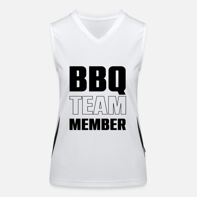 Équipe Bbq Débardeur respirant contrasté Femme
