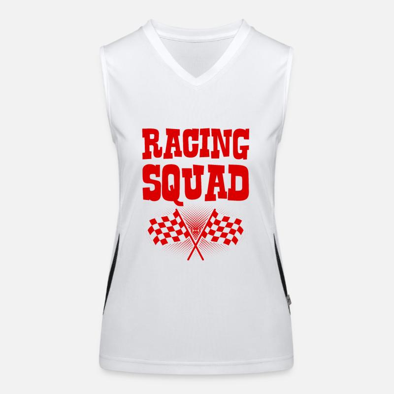 Racing Squad Funktionelles Kontrast-Tank Top für Frauen