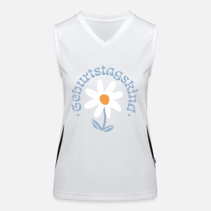 Geburtstag Funktionelles Kontrast-Tank Top für Frauen