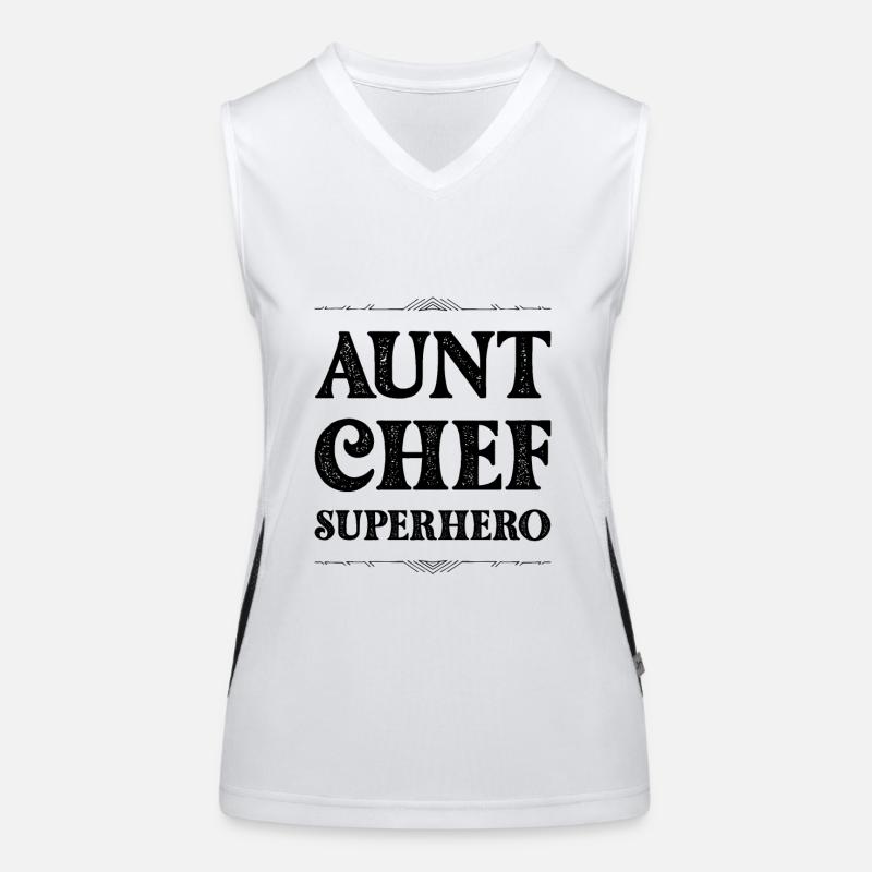 Aunt Superhero Women's Functional Contrast Tank Top