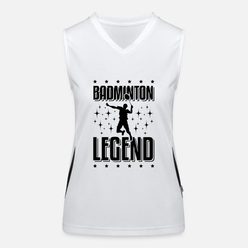bedminton legend Funktionelles Kontrast-Tank Top für Frauen
