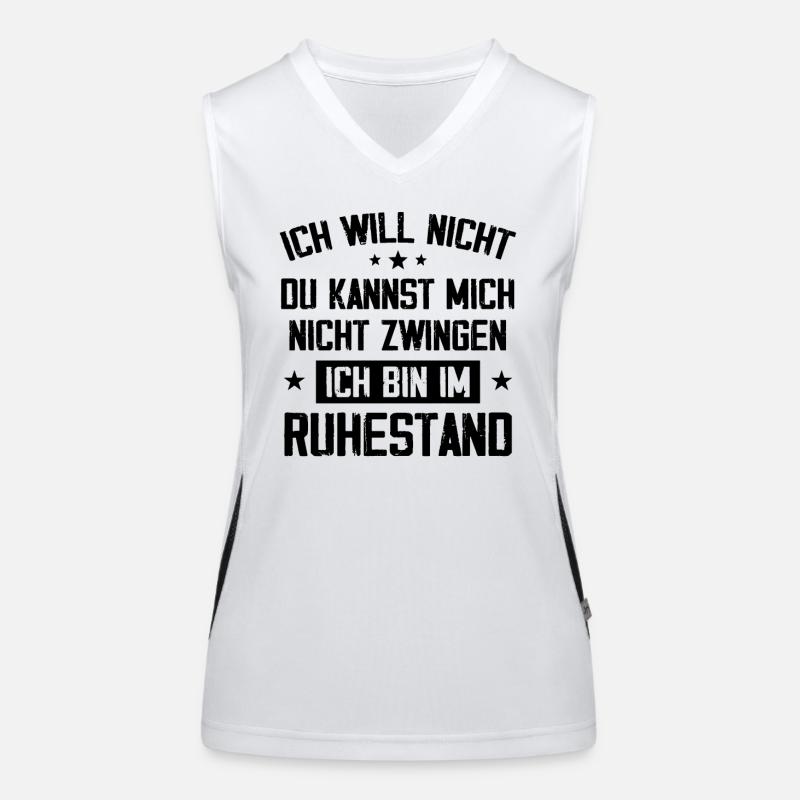 Ruhestand Rente Ruhestand Geschenk Funktionelles Kontrast-Tank Top für Frauen